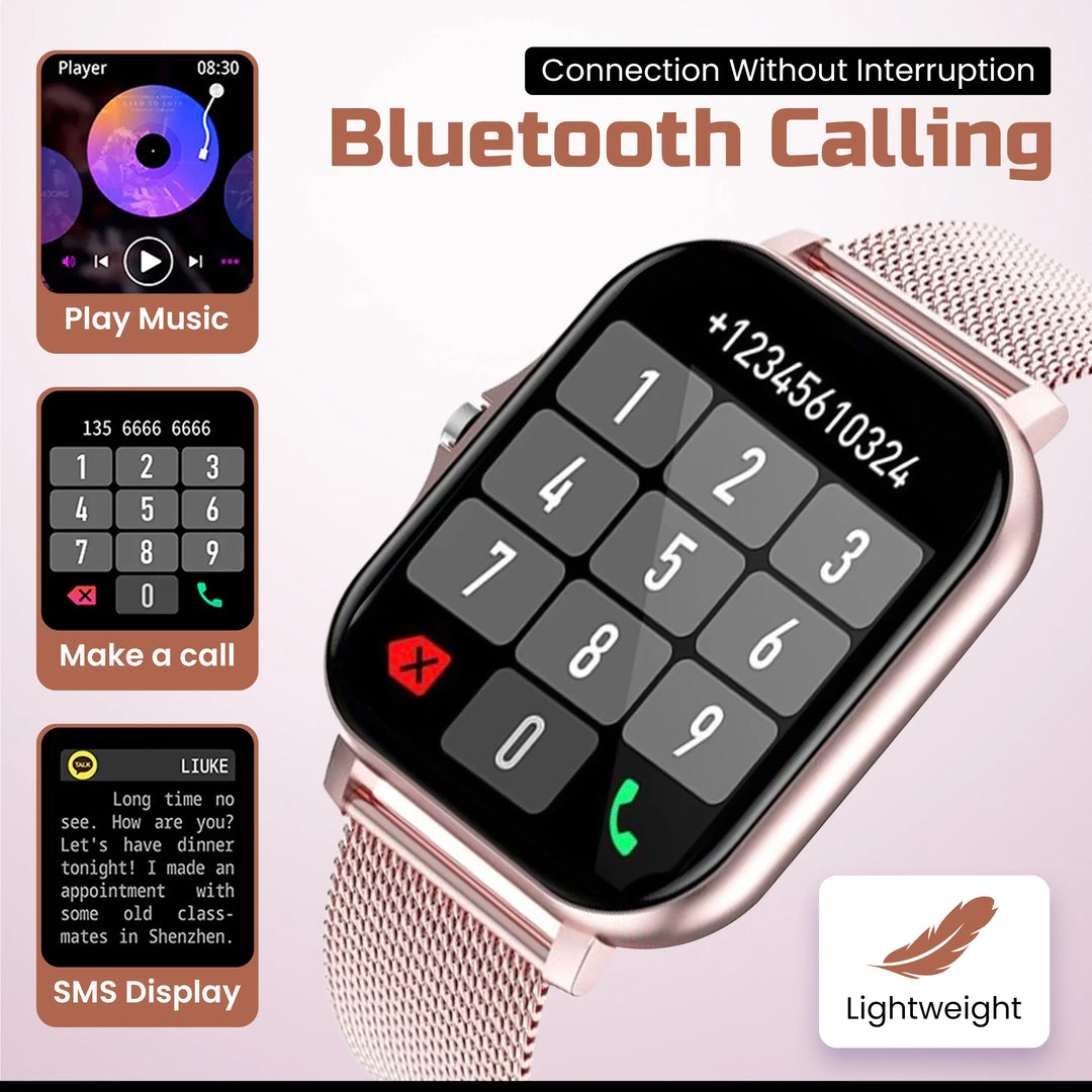 Women’s Smartwatch - Slim Design - Health Tracking