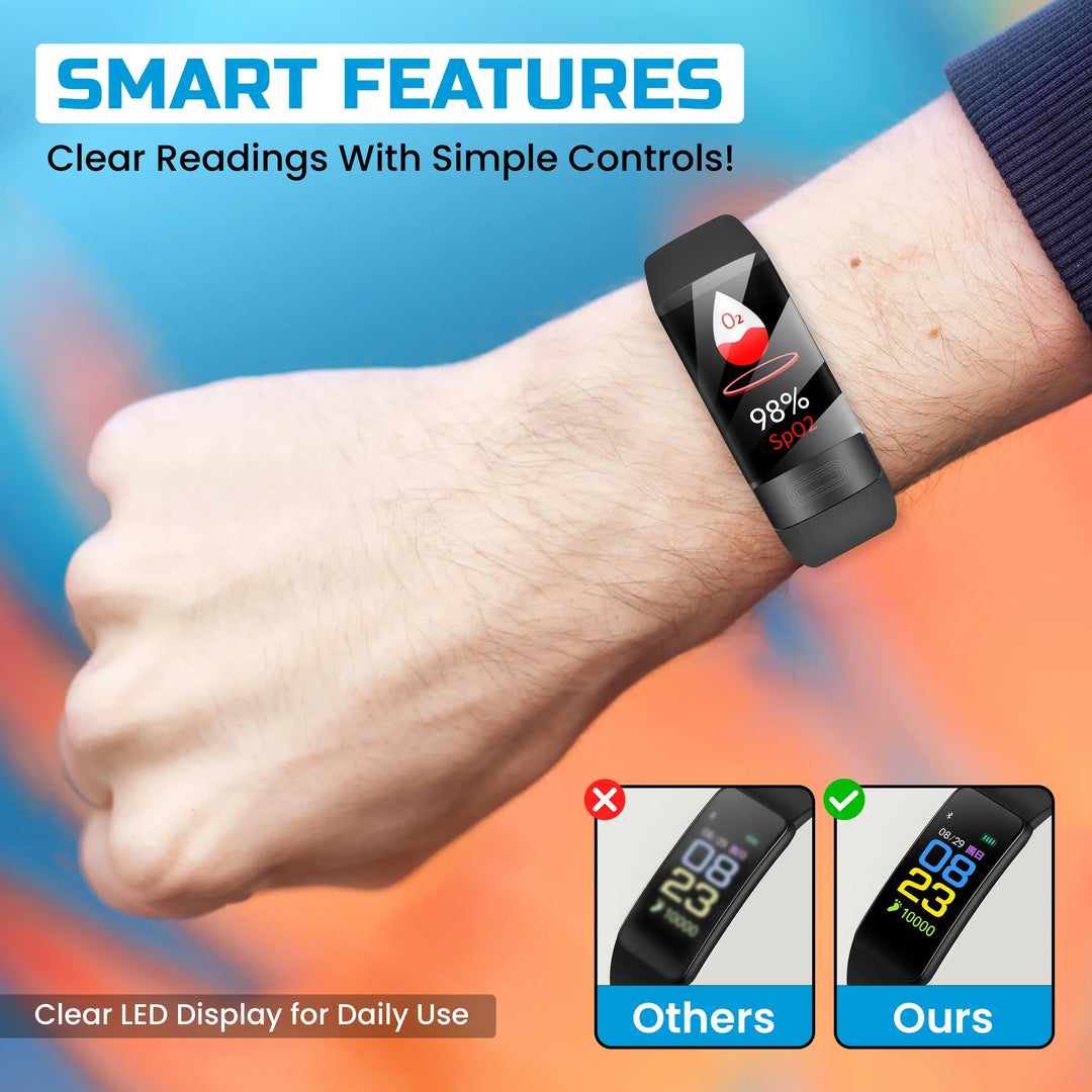 Senior Smartwatch - Activity Tracking - LED Display