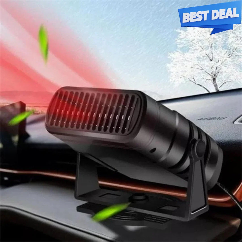12V Car Heater - Portable Fan - 360° Rotation