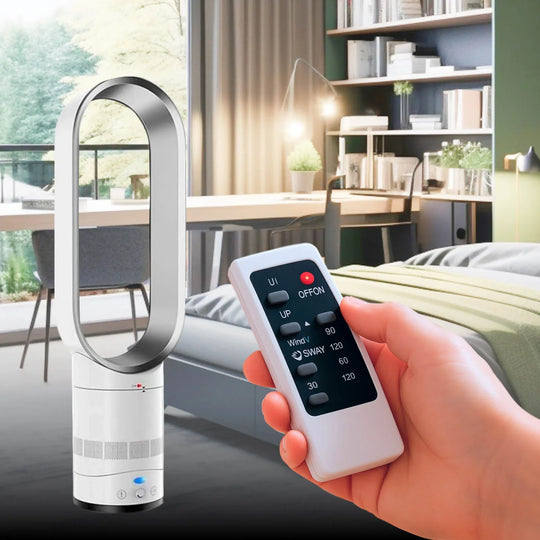 16 Inch Bladeless Fan - Remote Control - Modern Design