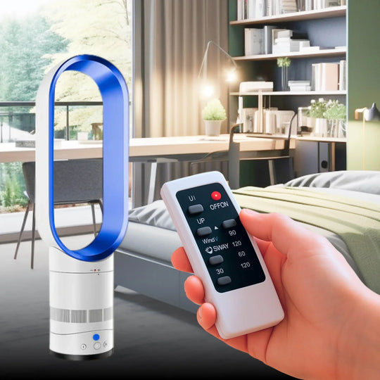 16 Inch Bladeless Fan - Remote Control - Modern Design