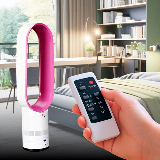 16 Inch Bladeless Fan - Remote Control - Modern Design