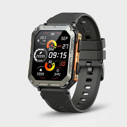 Smartwatch - Rugged Design - Health Tracking