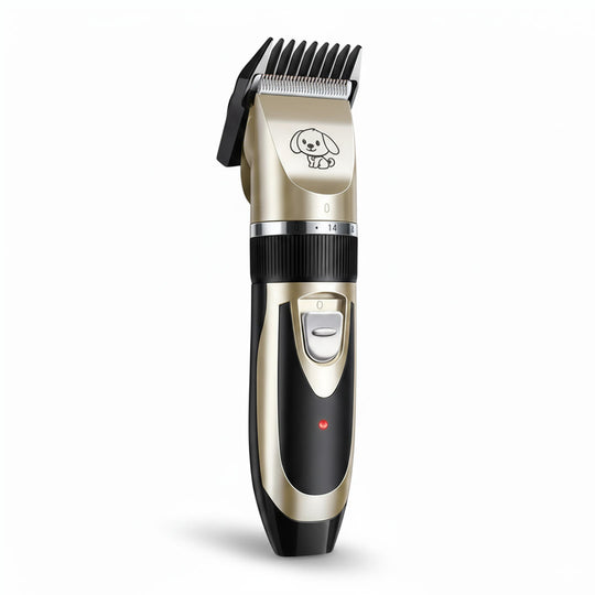 Dog Grooming Trimmer Set - Silent Motor - Adjustable Combs