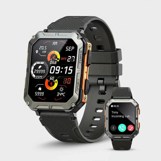 Smartwatch - Rugged Design - Health Tracking