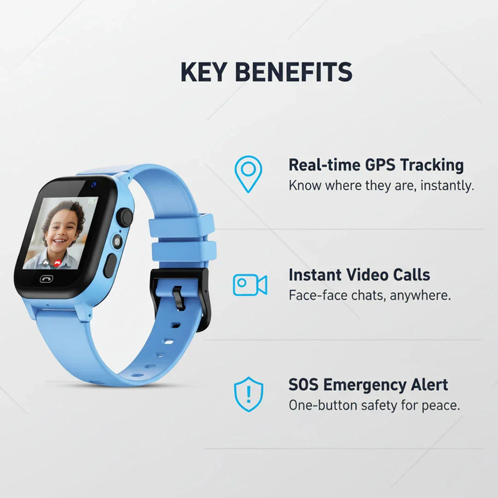 Kids Smartwatch - GPS Tracking - Video Calling