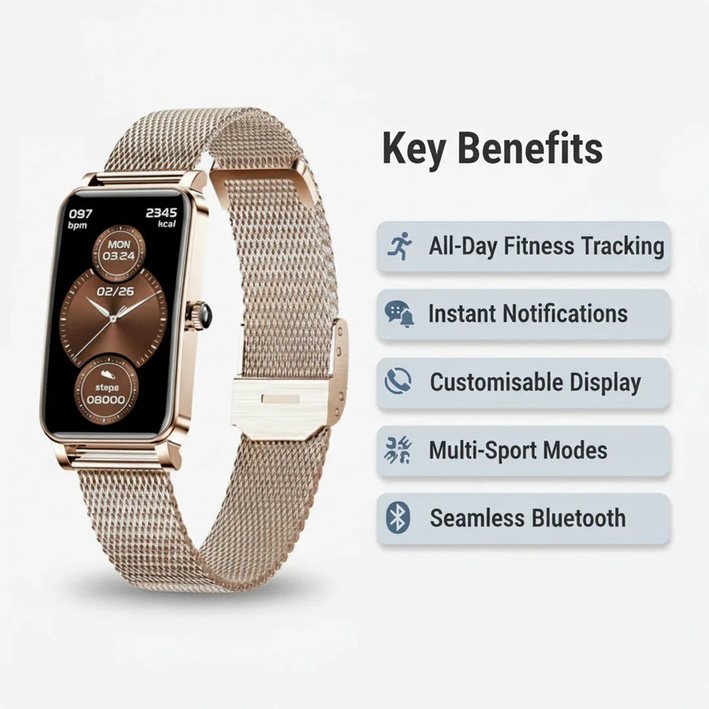 Smartwatch - Fitness Tracking - Notification Display
