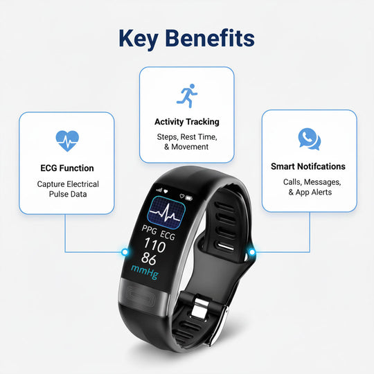 Smartwatch - ECG Function - Fitness Tracking
