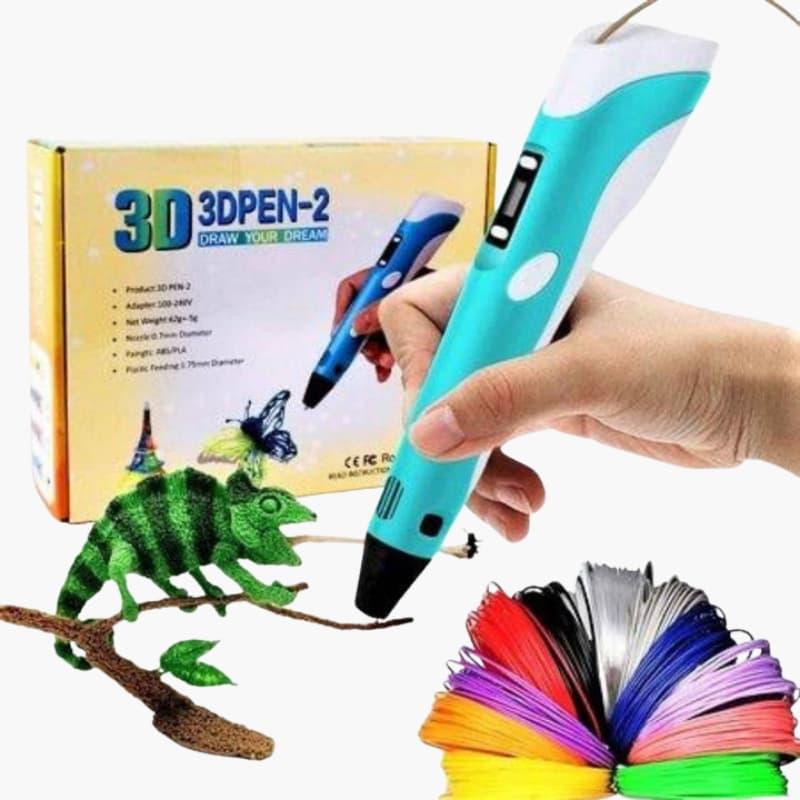 3D Printing Pen - Kids Art Tool - Colour Filaments