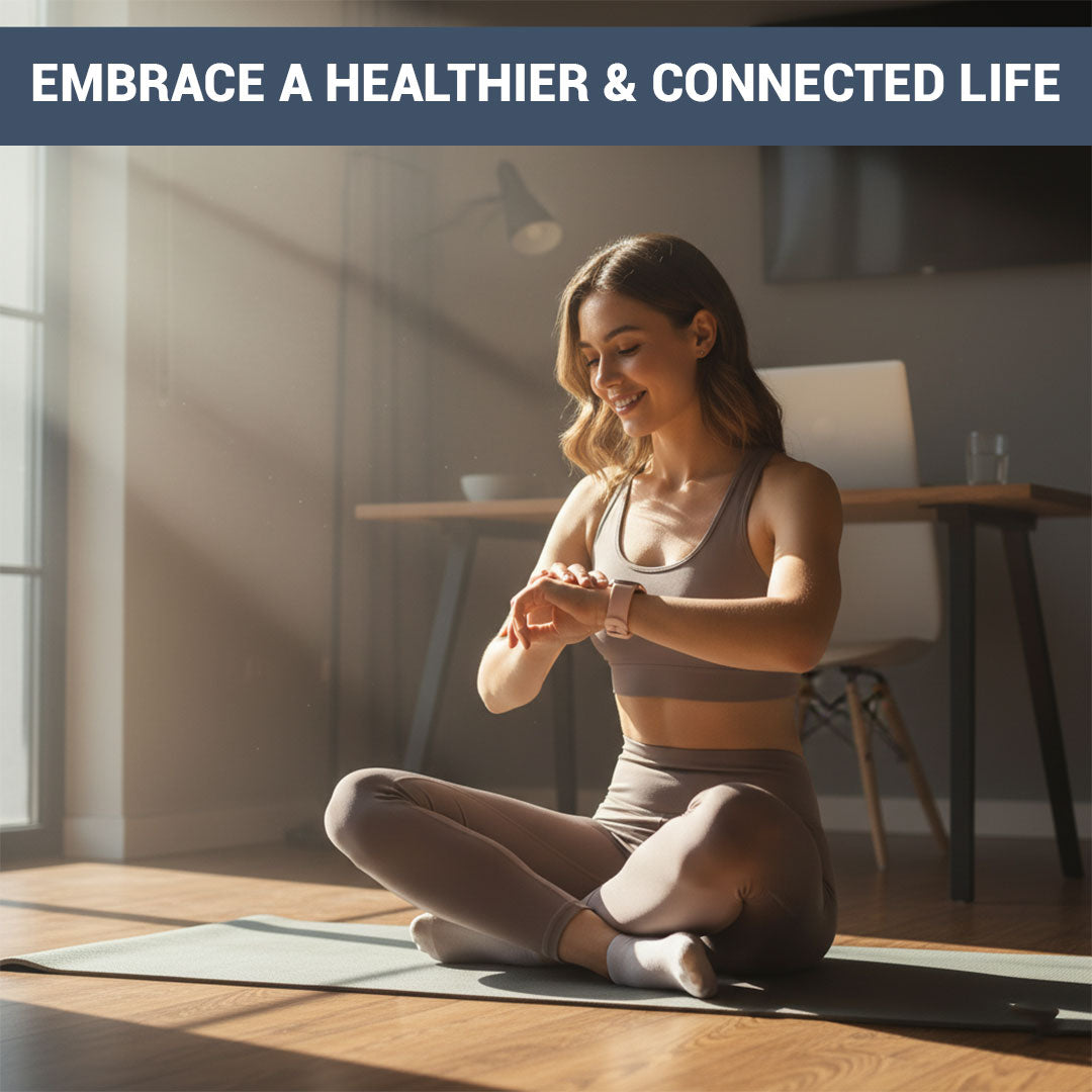 Smartwatch - Wellness Tracking - Bluetooth Connectivity
