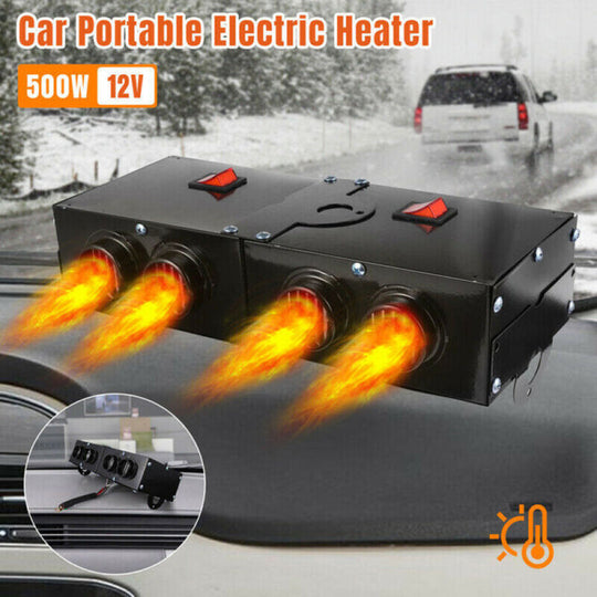 500W Car Heater - Compact Design - Quick Heating