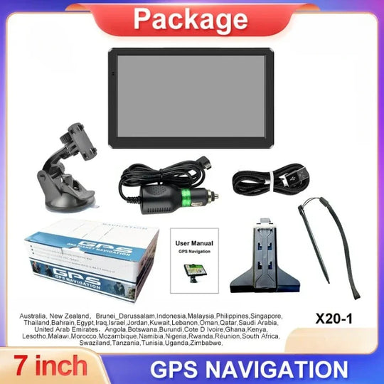 7" GPS Navigation System - Car Truck - Real-Time Traffic