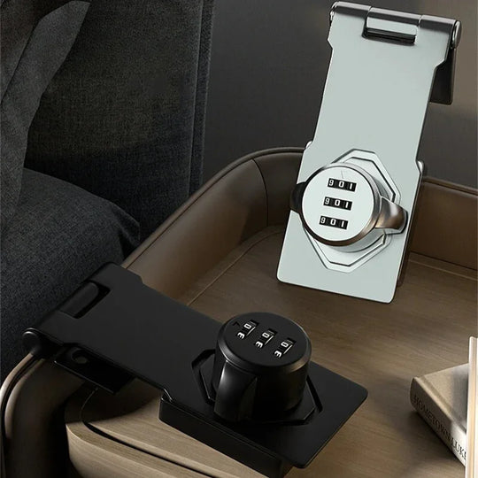 Cabinet Lock - Keyless Security - Zinc Alloy