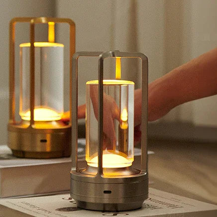 Cordless LED Lamp - Metal Design - Touch Control