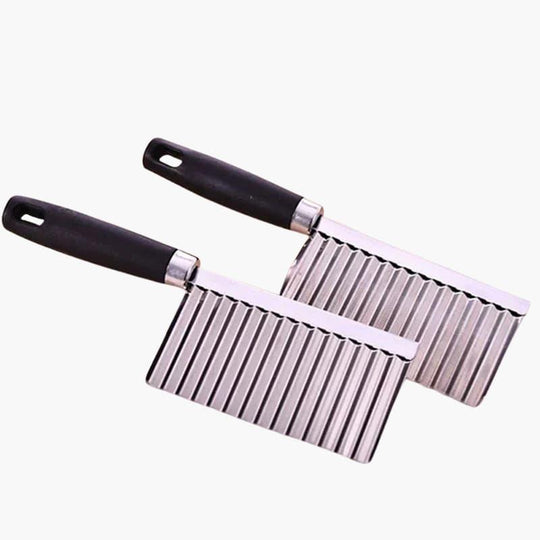 Crinkle Cutter Knife - Stainless Steel - Wavy Slicer