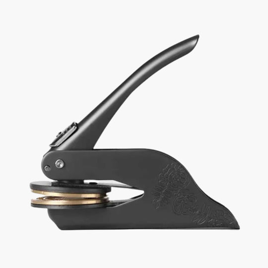 Custom Library Embosser - Personalised Stamp - Elegant Design