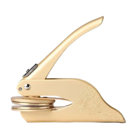 Custom Library Embosser - Personalised Stamp - Elegant Design