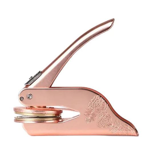 Custom Library Embosser - Personalised Stamp - Elegant Design