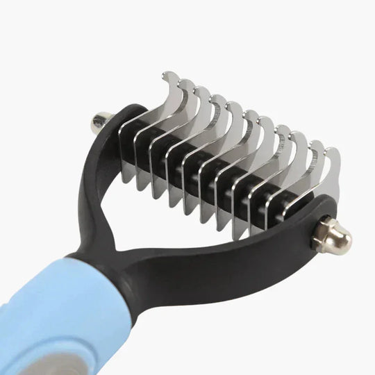 Detangling Pet Comb - Two-Sided Design - Stainless Steel