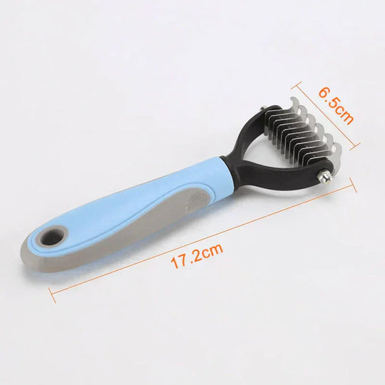 Detangling Pet Comb - Two-Sided Design - Stainless Steel