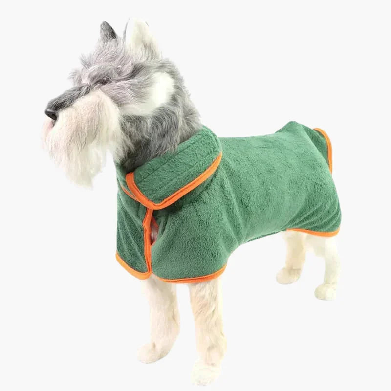Dog Bathrobe - Quick-Drying - Adjustable Fit