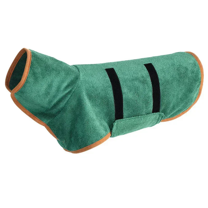 Dog Bathrobe - Quick-Drying - Adjustable Fit
