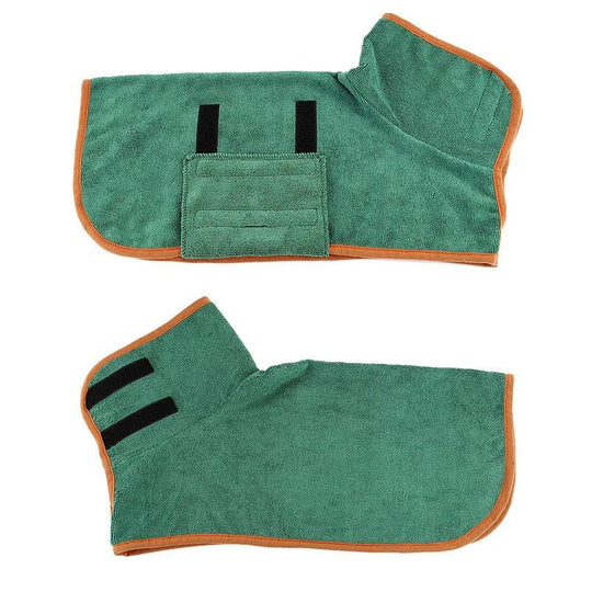 Dog Bathrobe - Quick-Drying - Adjustable Fit