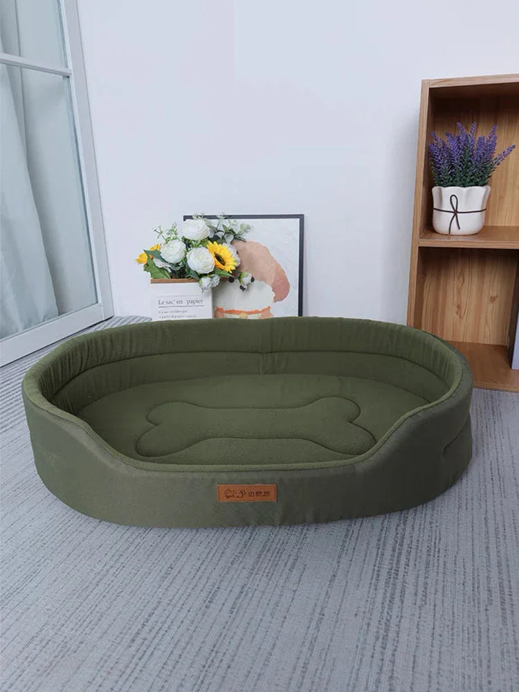 Dog Bed - Memory Foam - Washable Cover