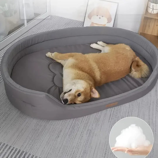 Dog Bed - Memory Foam - Washable Cover