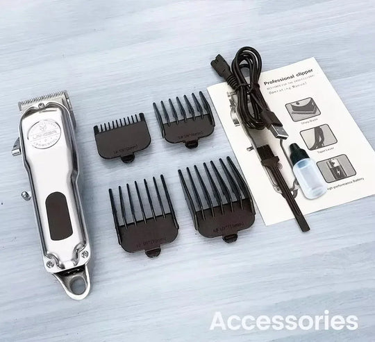 Dog Hair Clipper - Rechargeable Trimmer - Metal Design