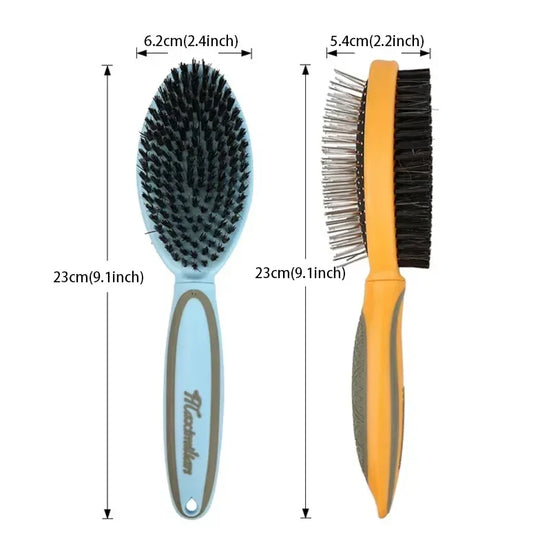Double-Sided Pet Brush - Grooming Tool - Coat Care