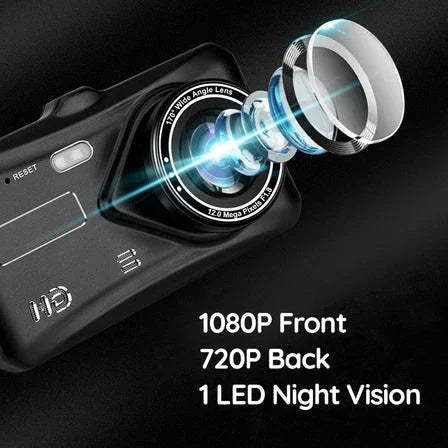 Dual Dash Camera - Front Rear - 170° Angle
