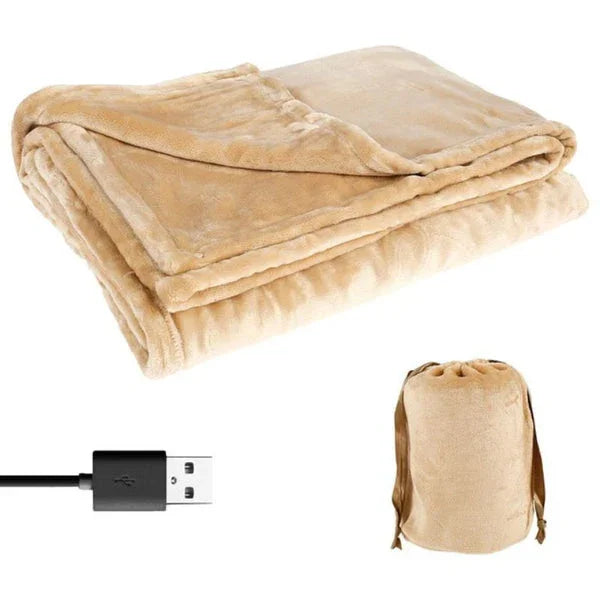 Electric Blanket - Cordless Design - USB Heated