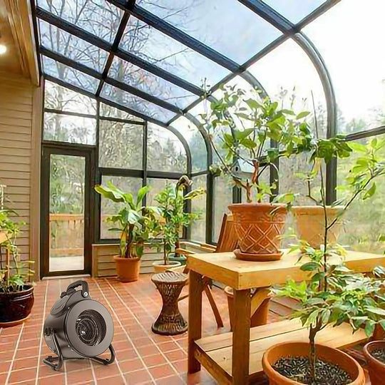 Electric Heater Fan - Greenhouse Use - IPX4 Rated