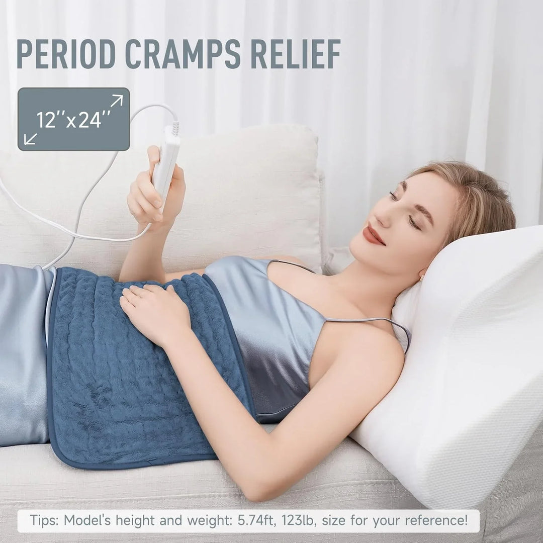 Electric Heating Pad - Adjustable Temperature - Timer Function