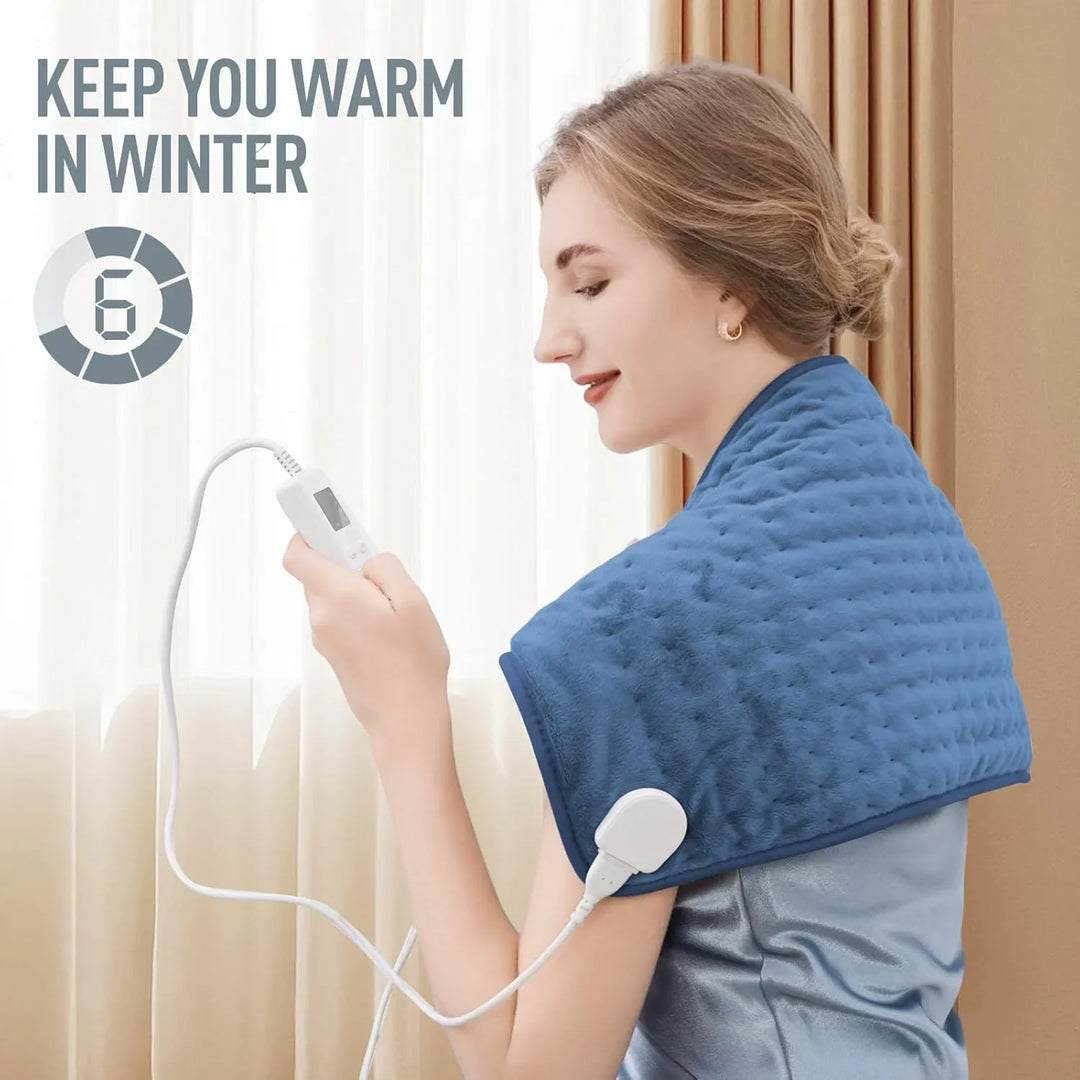 Electric Heating Pad - Adjustable Temperature - Timer Function