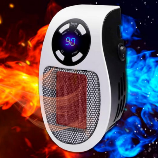 Electric Space Heater - Portable Plug-In - Compact Design