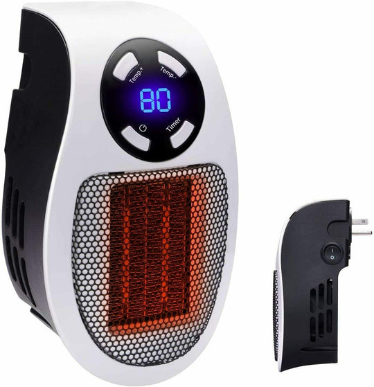 Electric Space Heater - Portable Plug-In - Compact Design