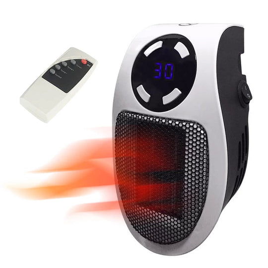 Electric Space Heater - Portable Plug-In - Compact Design