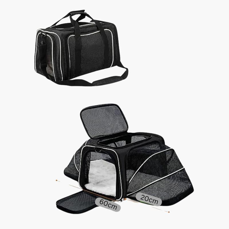 Expandable Pet Carrier - Travel-Friendly - Mesh Design
