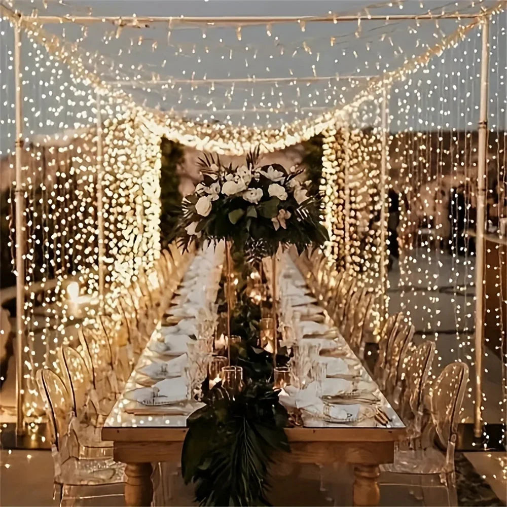 Fairy Light Curtain - USB LED - Remote Control