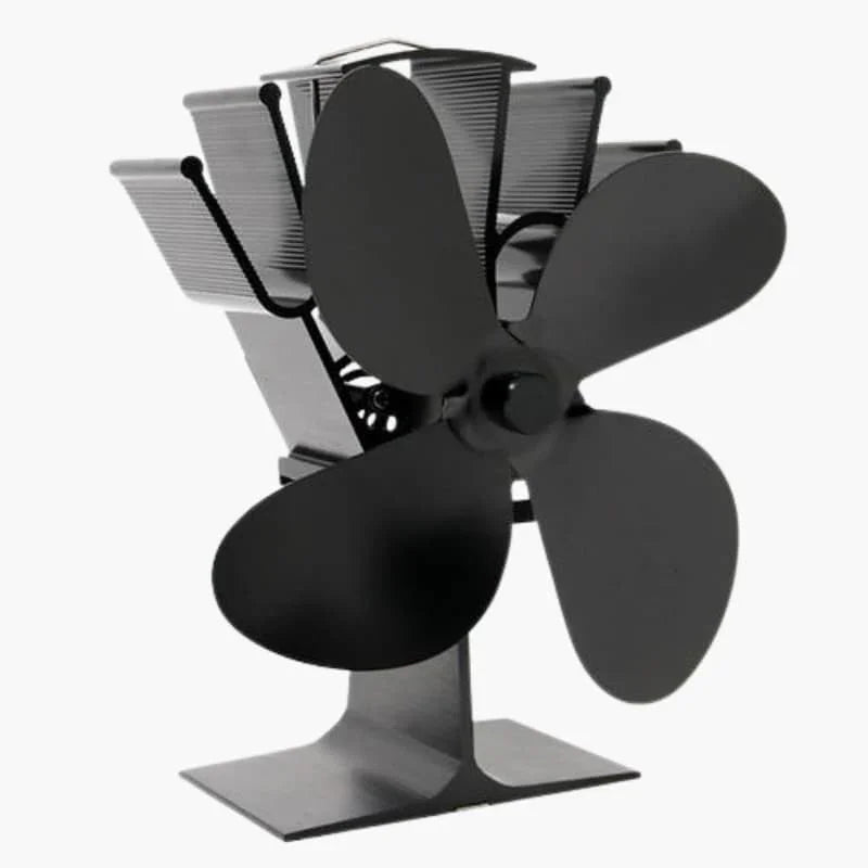 Fireplace Fan - Heat Powered - 4 Blade