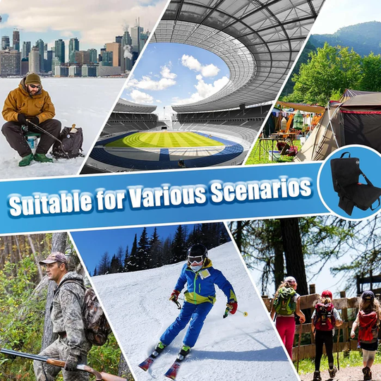 Foldable Heated Seat Cushion - 3 Temperature Settings - USB Powered