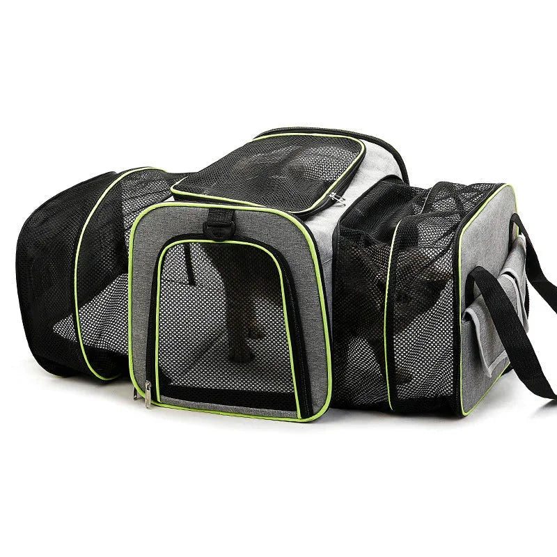 Foldable Pet Carrier - Compact Design - Secure Travel