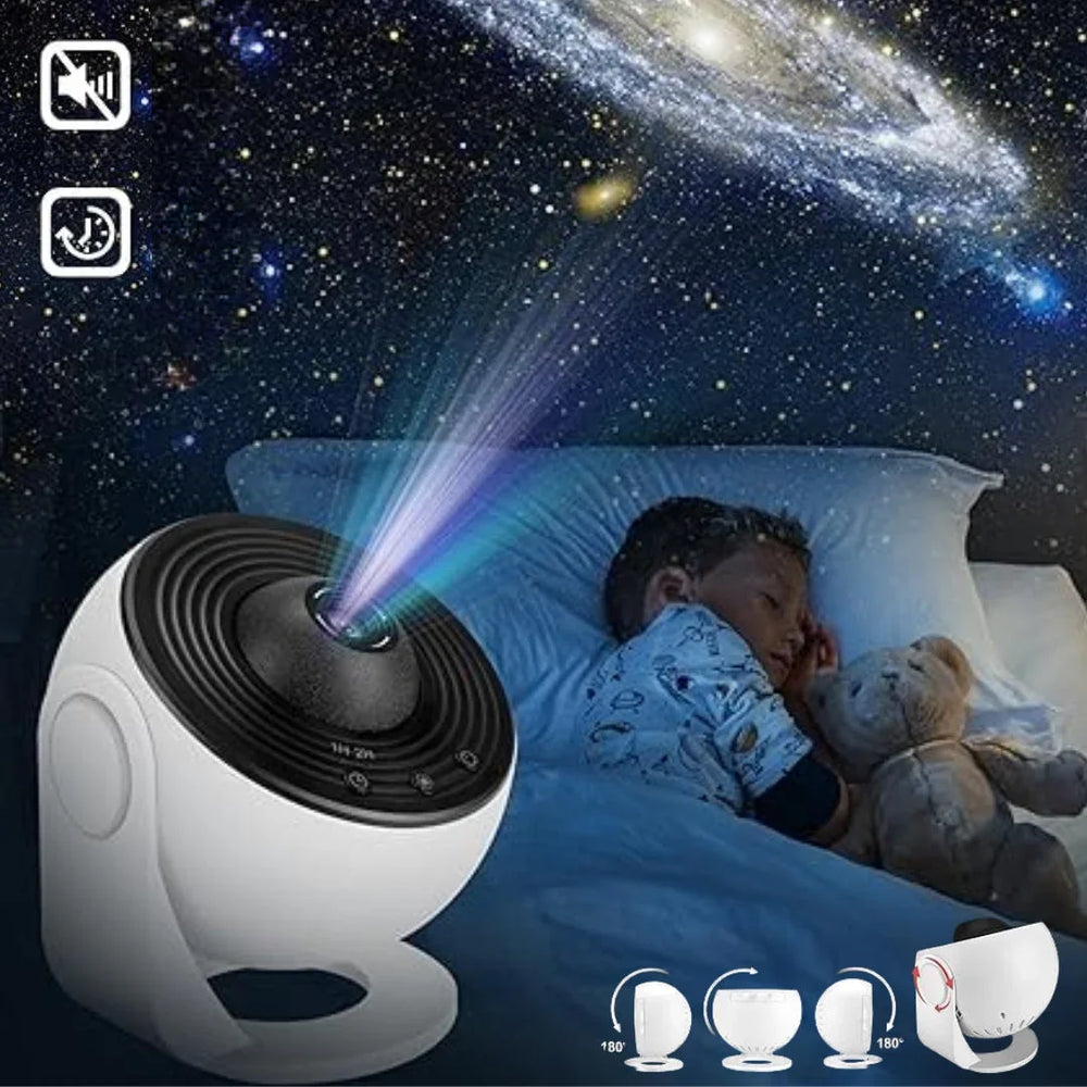 Galaxy Projector - 360° Rotation - Celestial Display