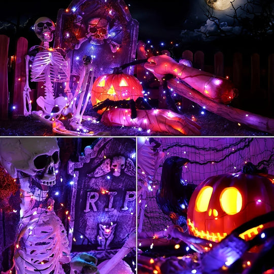 Halloween String Lights - Solar-Powered - Outdoor Decoration