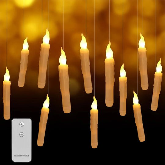 Hanging Candles - Remote Control - Flameless Lighting