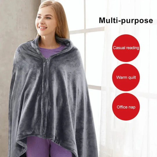 Heated Shawl - Portable USB - Adjustable Settings