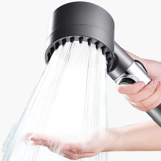 High-Pressure Showerhead - Filtration System - Water-Saving Design