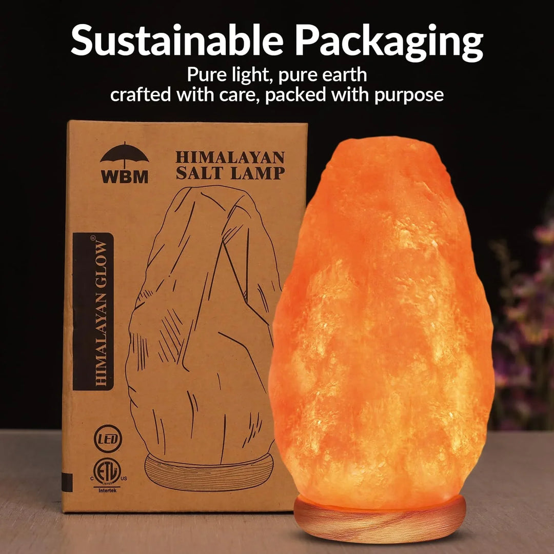 Himalayan Salt Lamp - USB Powered - Crystal Design